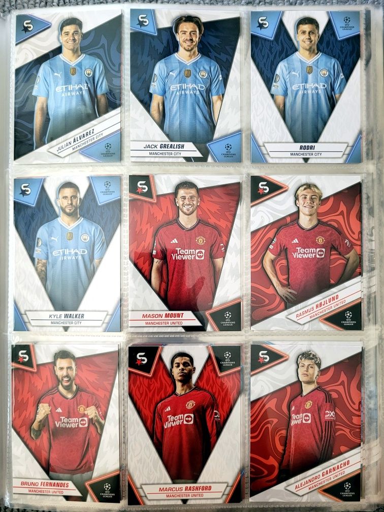 Lote Cartas Superstars Topps
