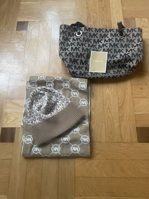 Шарф, шапка, сумка Michael Kors