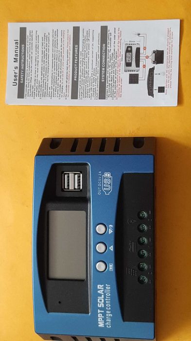 Sterownik do modułów fotowoltaiczny 12v/24v MPPT 30A