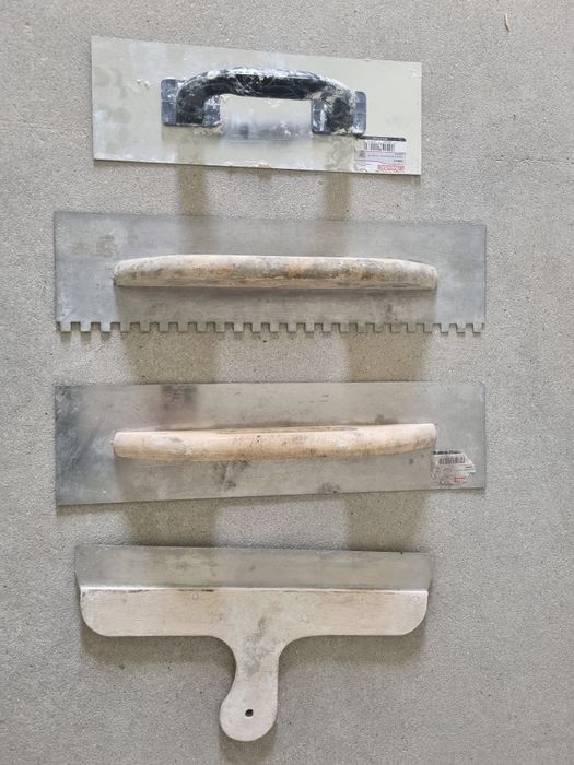 Pace paca ze stali nierdzewnej do tynku kleju gładzi, 47cm i 36cm