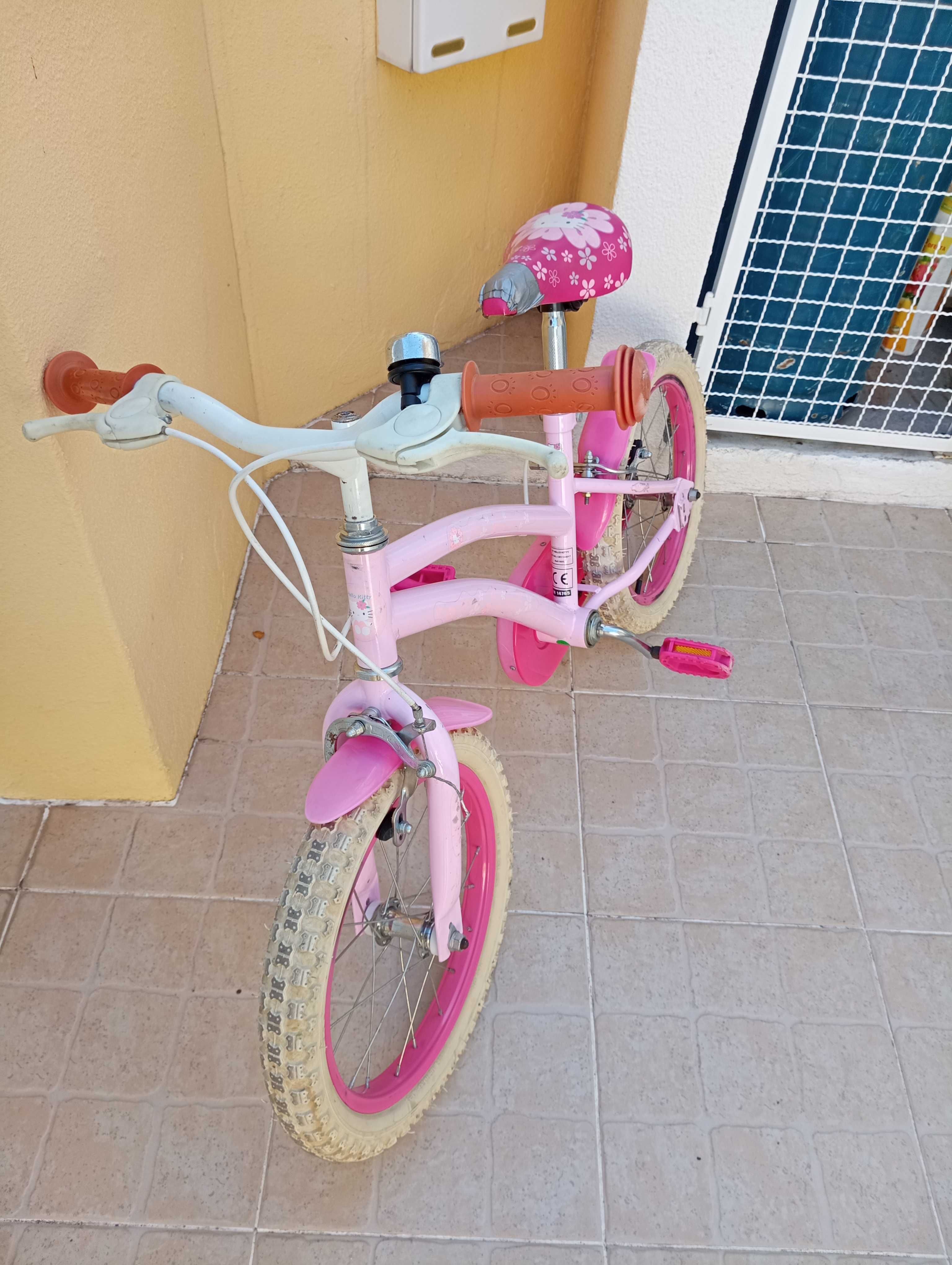 Bicicleta criança roda 16 Hello Kitty