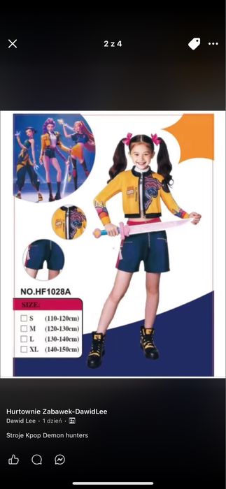 Strój Rumi, kpop, demon hunters, huntrix