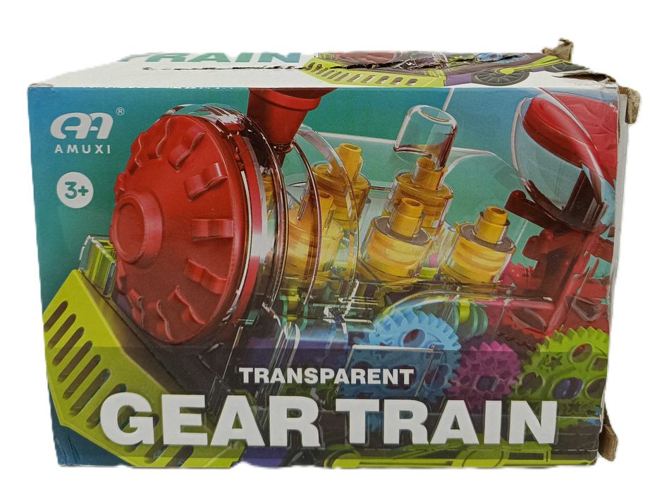 Lokomotywa Interaktywna Przezroczysta Pociąg Jeździ Gra Świeci