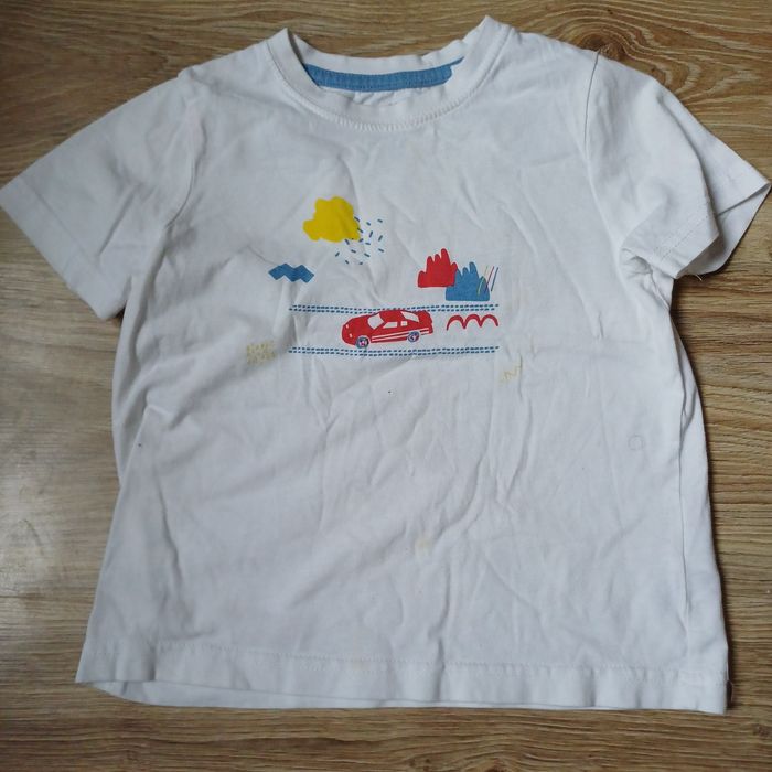 3 koszulki na krótki rękaw 98