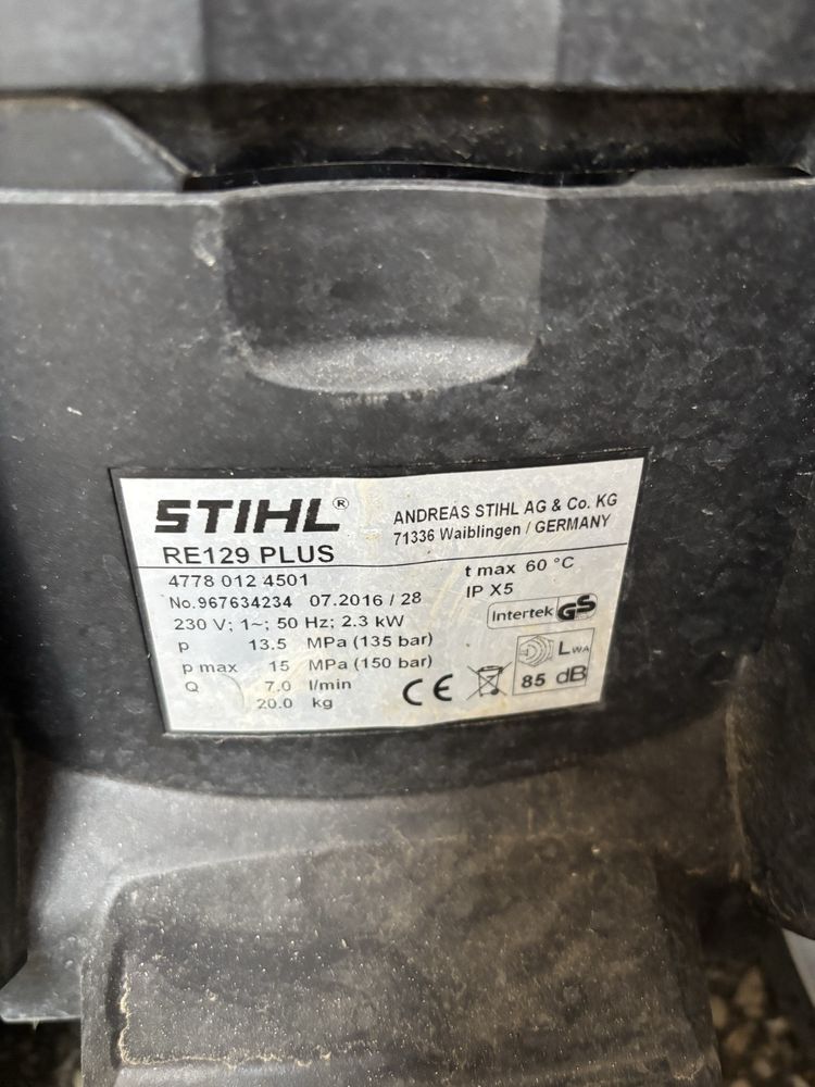 Myjka cisnieniowa Stihl RE 129 Plus