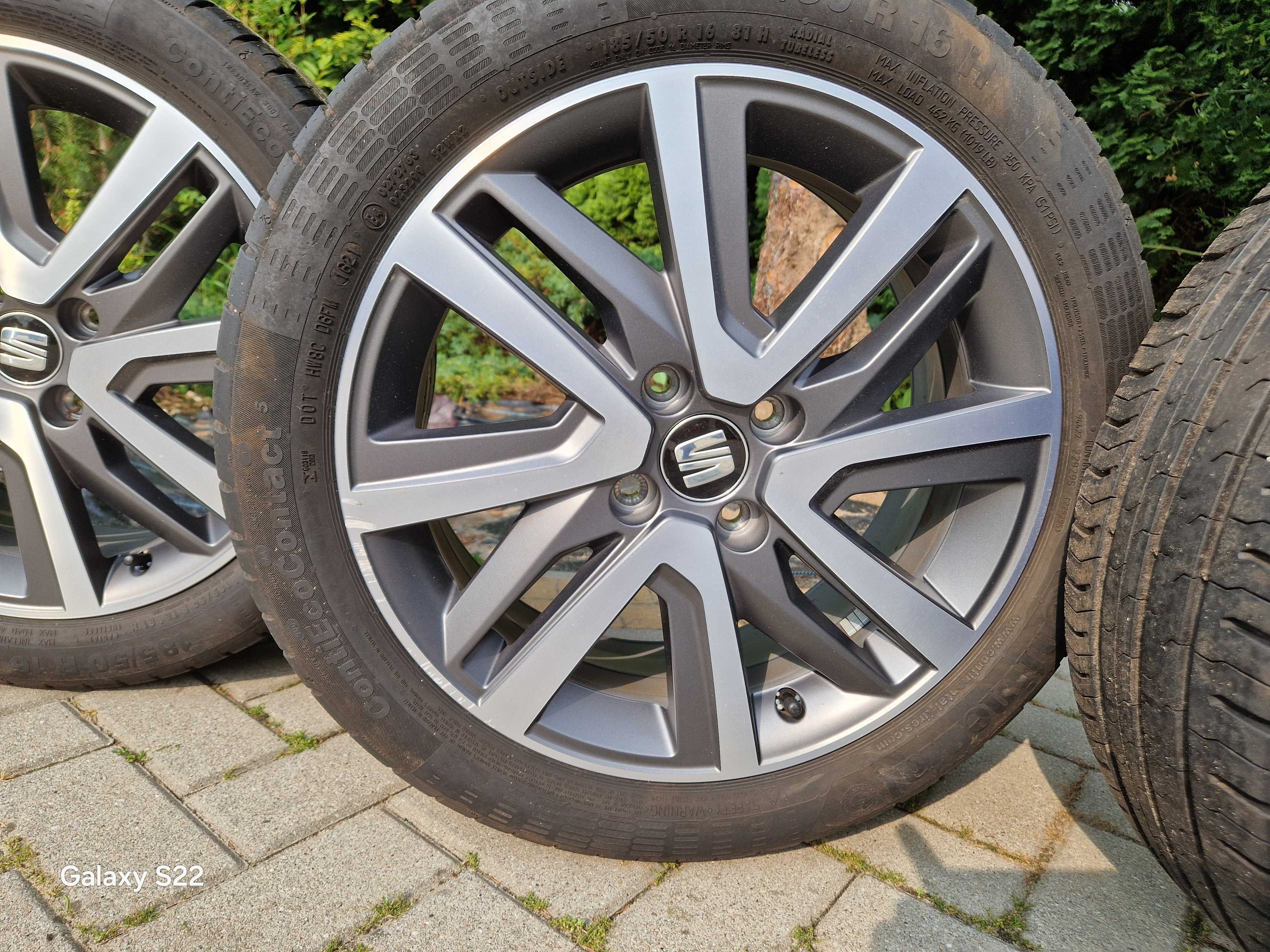 Koła letnie felgi aluminiowe seat mii 16" 4x100