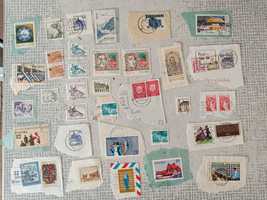Kolekcja znaczków pocztowych PRL polskie i zagraniczne