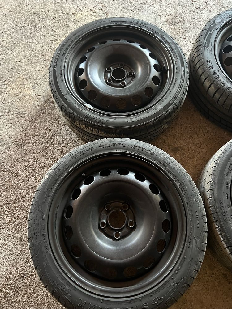 Jantes 16 5x100 com pneus 205/45/16