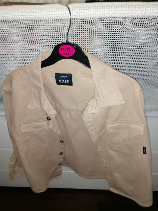 Camisa camel Tiffosi tamanho 7-8