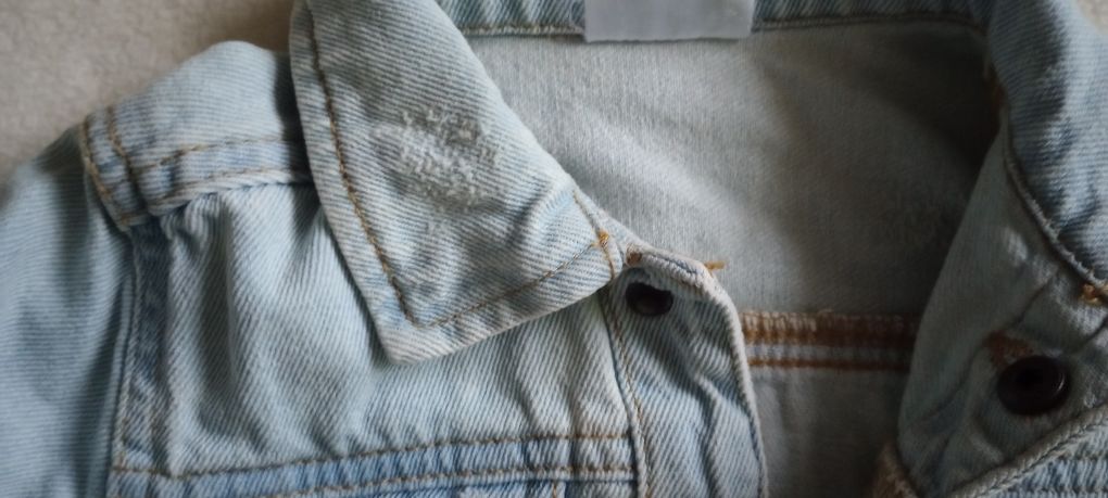 Katana kurtka jeansowa chłopięca z Pepco na 2-3 latka