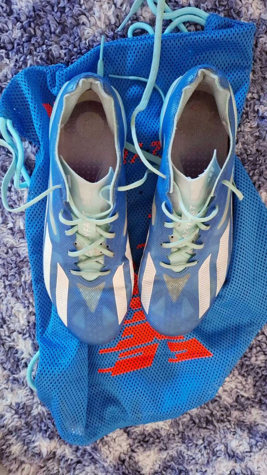 Chuteiras Adidas X Crazyfast+ SG nº39/Nike Phantom GX Luna, roxo nº42
