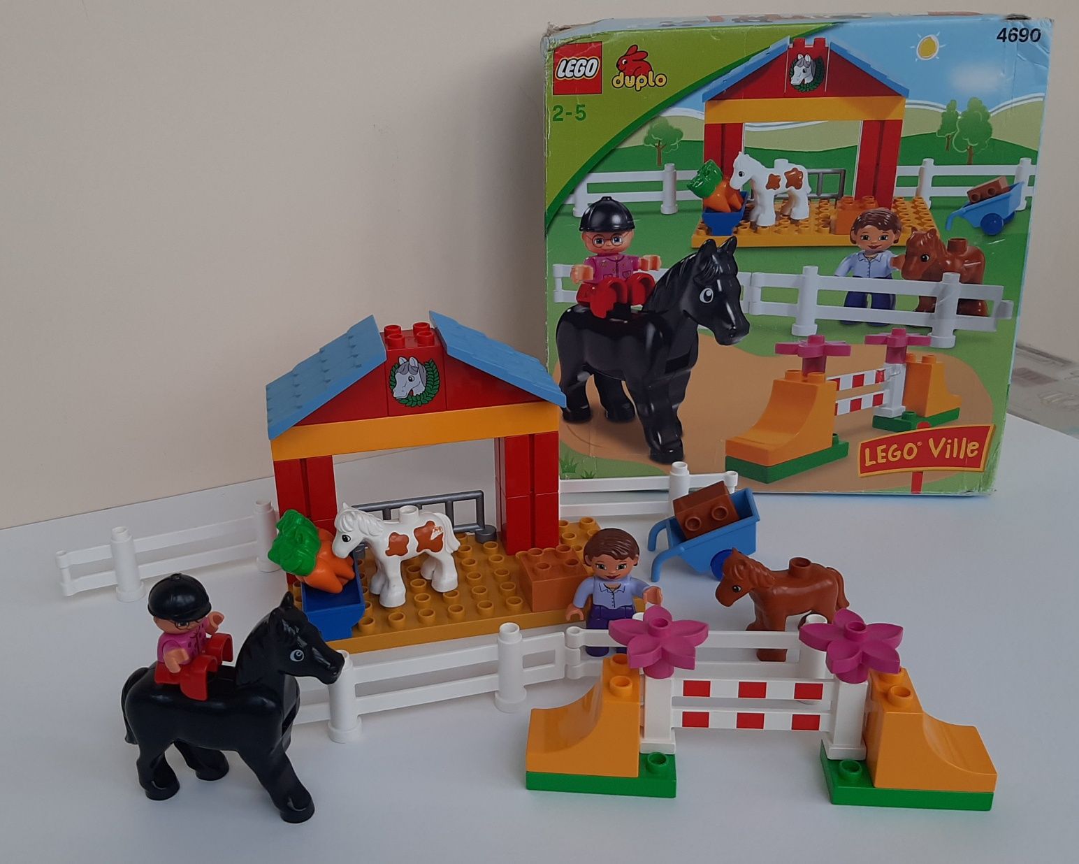 Оригінальний набір Лего Дупло Lego Duplo 4690. Конюшня. Стайня.