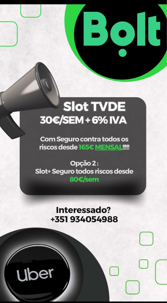 Slot tvde 30e uber e bolt