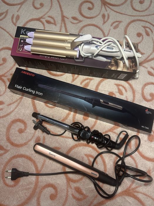 Трійна плойка, афро плойка, гофре, плойка завиваюча