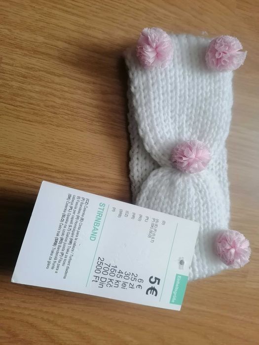 2 Opaski  dla dziewczynki nowe