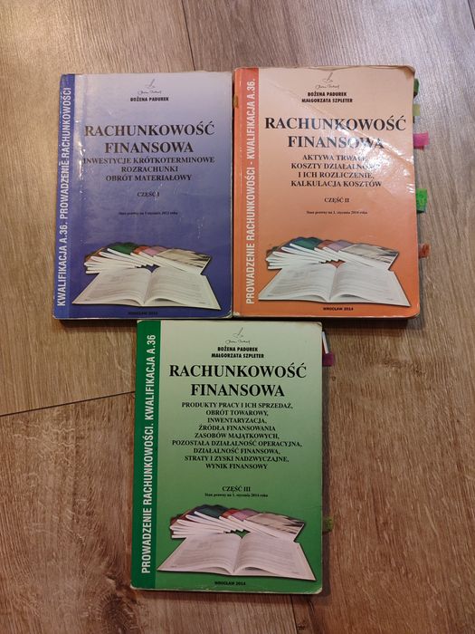 Rachunkowość finansowa 3 części