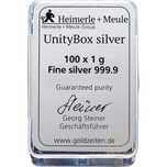 Срібні монети Heimerle + Meule UnityBox 100 x 1 g