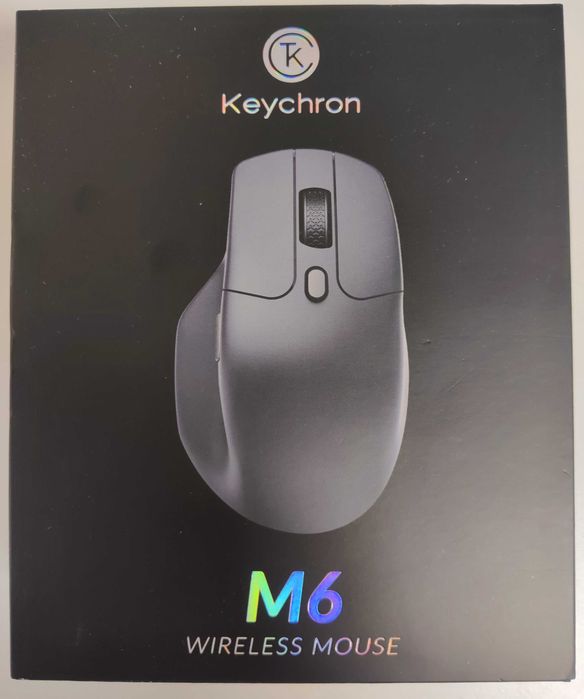 Бездротова миша Keychron M6 PAW3395 78g 2.4/BT 1K аналог Logitech M3S