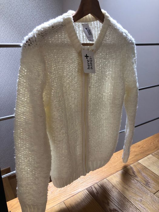 Sweterek nowy bialy r. 146 / 152 nowy z metka komunia