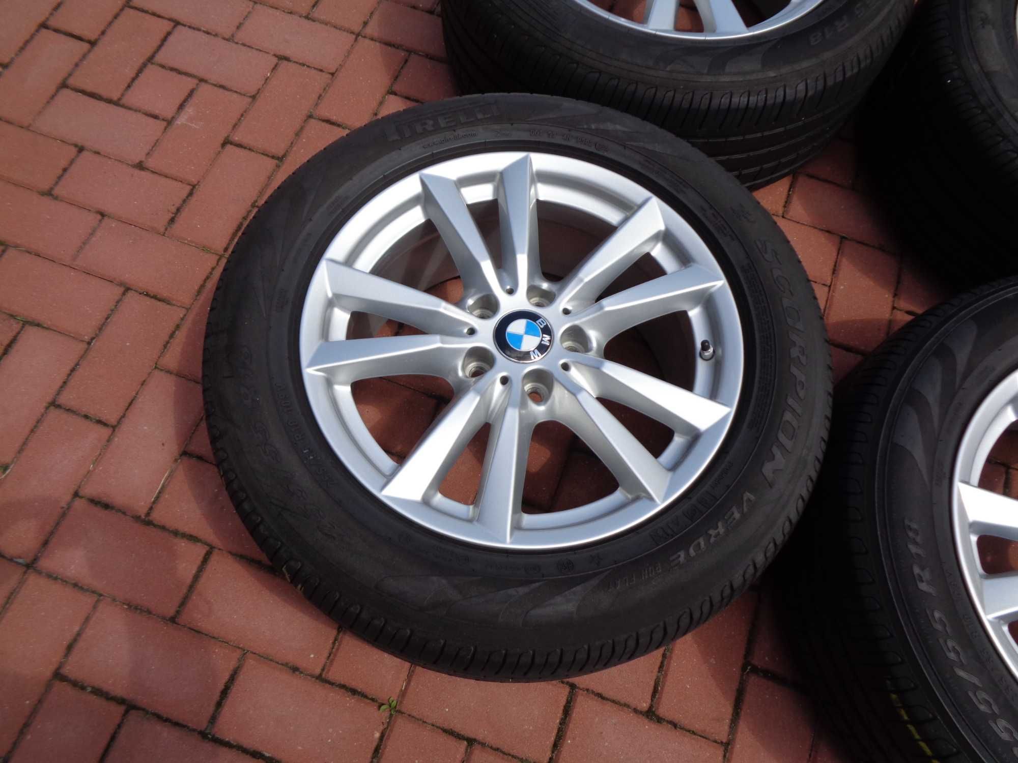 Alufelgi 18 BMW X5 F15 E70 z oponami Pirelli Run Flat czujniki BDB