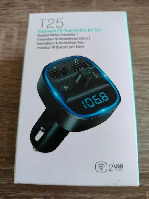 Transmiter bluetooth FM for car T25