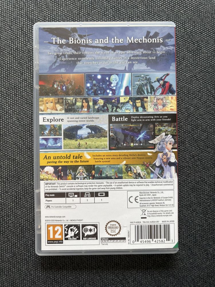 Xenoblade Chronicles Definitive Edition NS Nintendo Switch