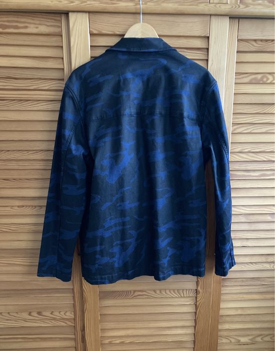 FARAH Northern Lights Camo Navy Jacket Kurtka meska r.L