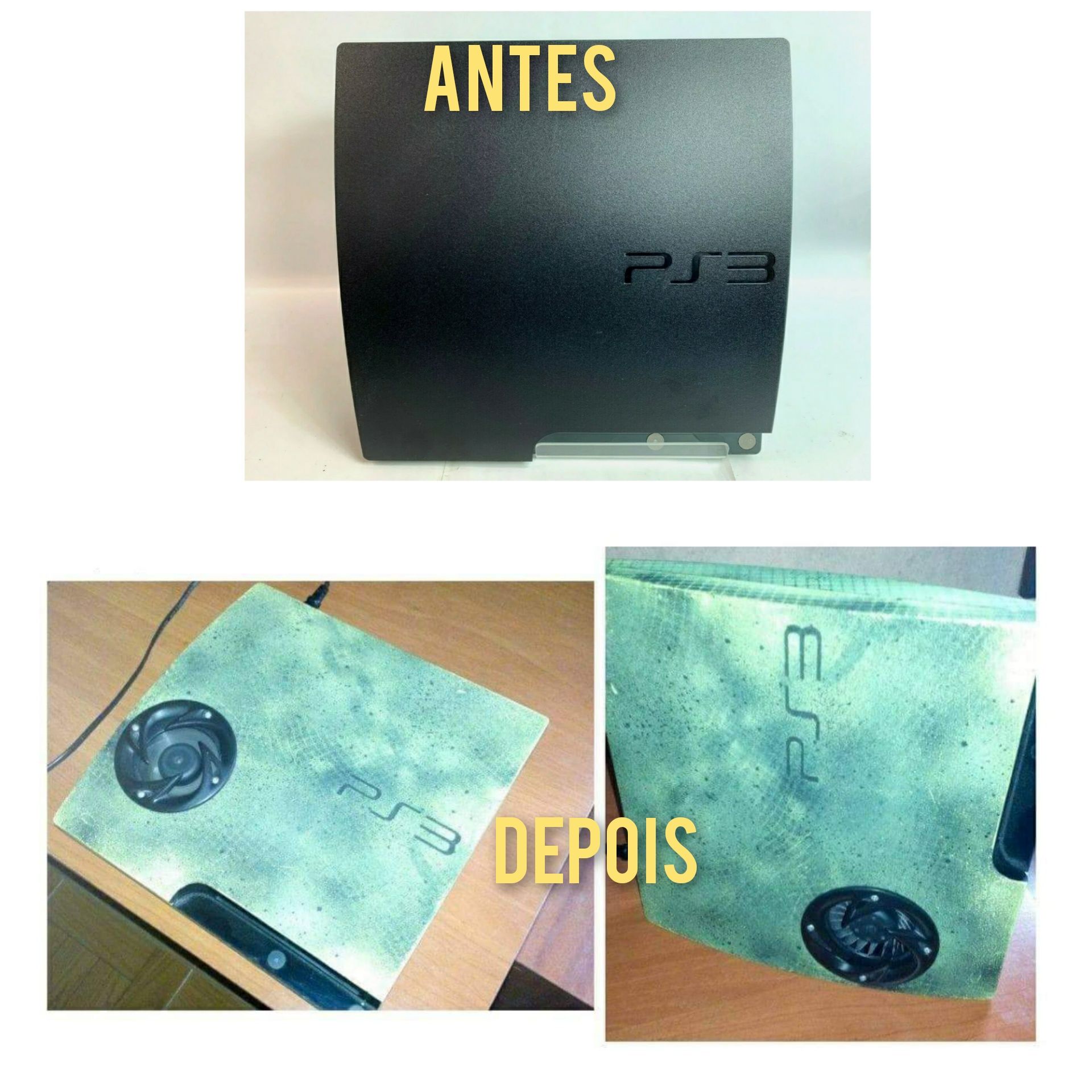 Personalizaçao e limpeza de Consola Sony Playstation 3 / ps3