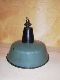 Lampa emaliowana Obs-3 Vintage Loft PRL duża
