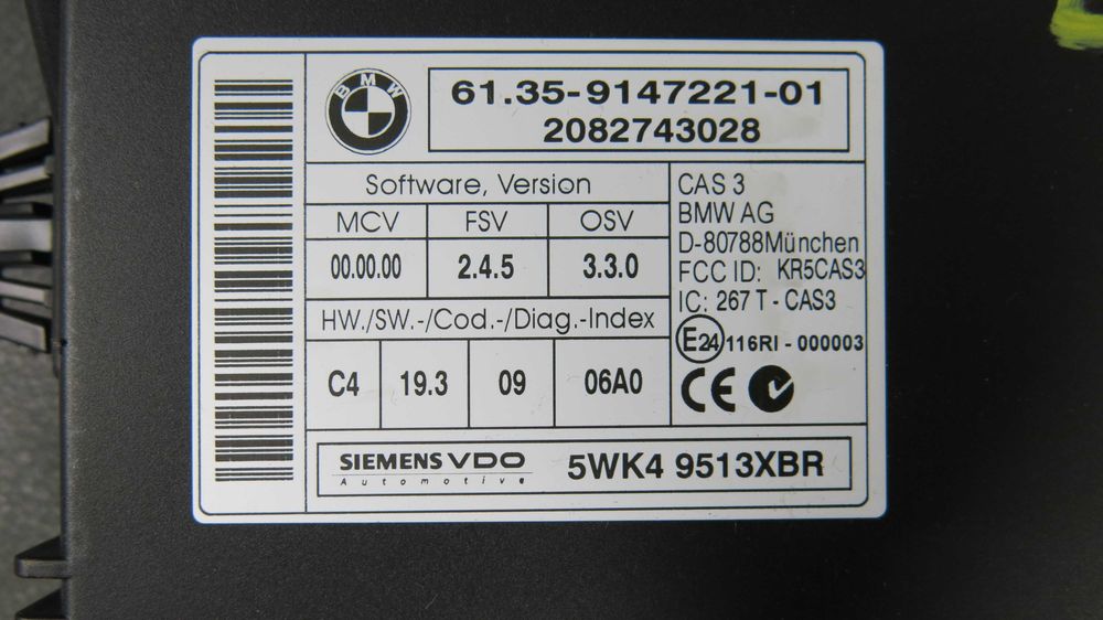 BMW E60 E61 Lift moduł komfortu  sterownik