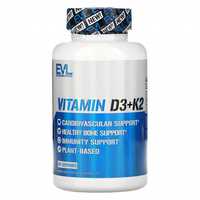Витамин D3+К2 от  EVLution Nutrition, 60 капсул