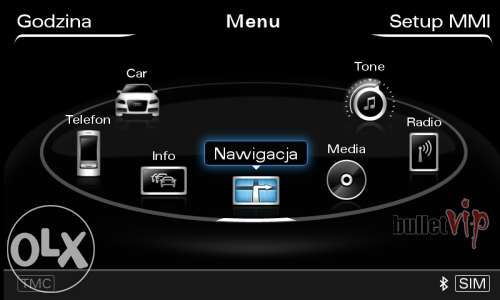 AUDI Polskie Menu Mapa Europy 2024 Nawigacja MMI 3G MIB MIB2 RMC