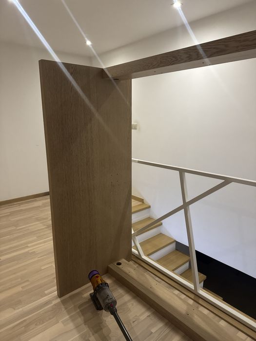 Rama łóżka ikea malm dab bielony