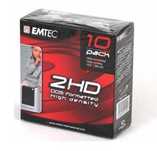 Dyskietki EMTEC 3,5'' 2HD DOS 1,44MB 10szt czarne NOWE