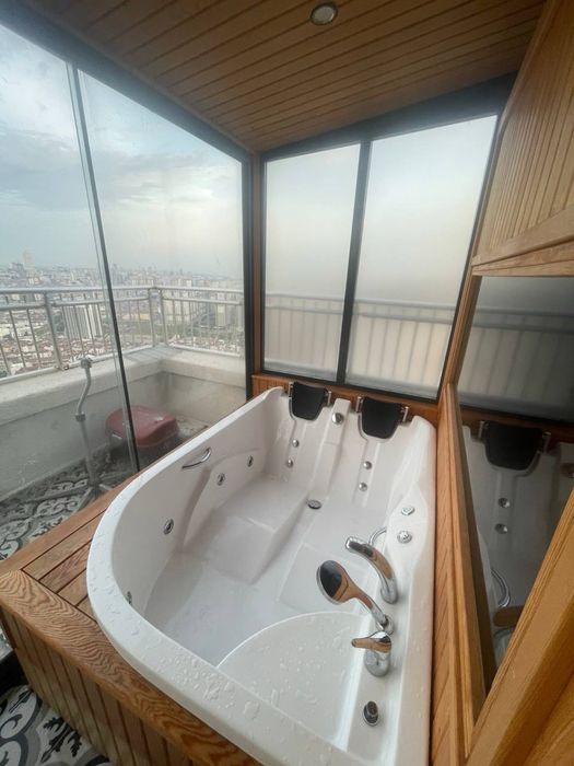 Шикартная квартира в Стамбуле, сауна , джакузи, терасса!!!