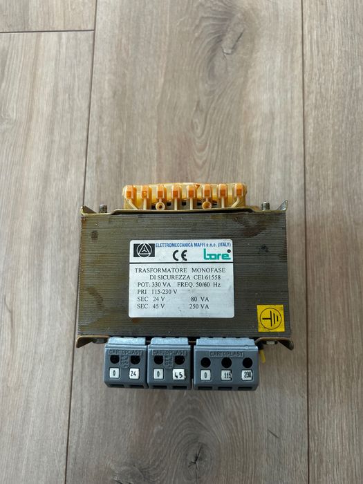 Transformator 24V45V 330VA