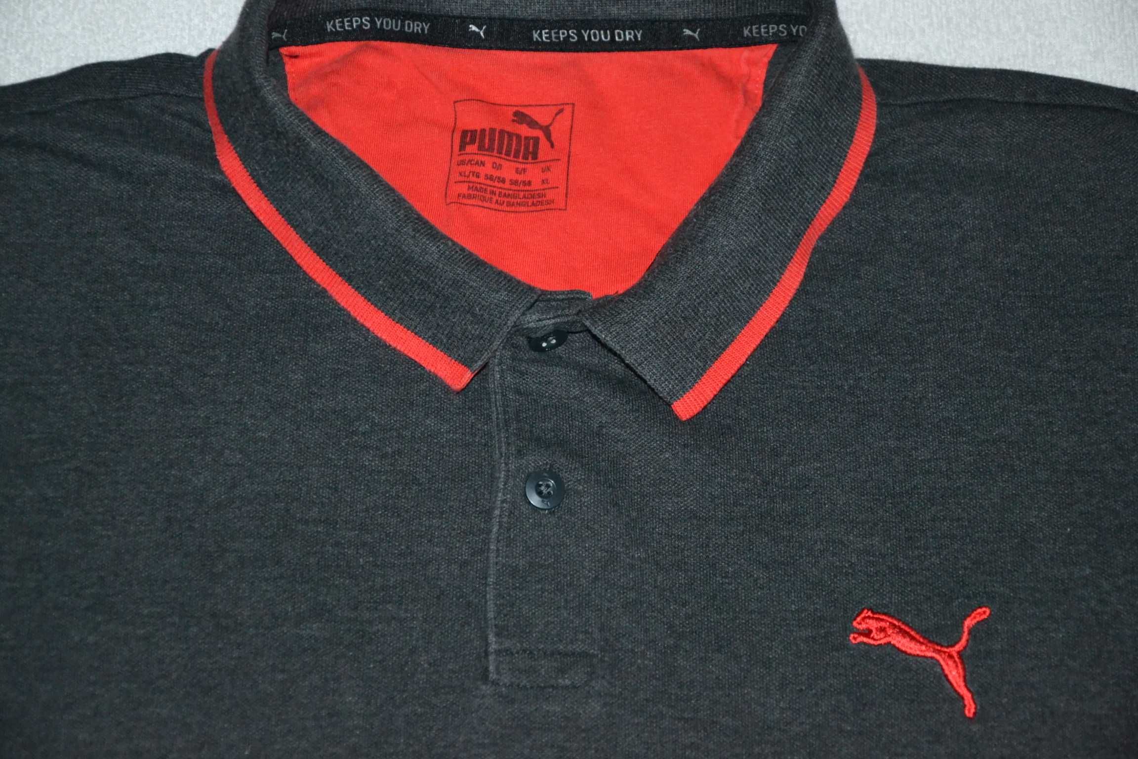 PUMA Koszulka Polo Męska XL Oryginalna Bawełna Super Stan