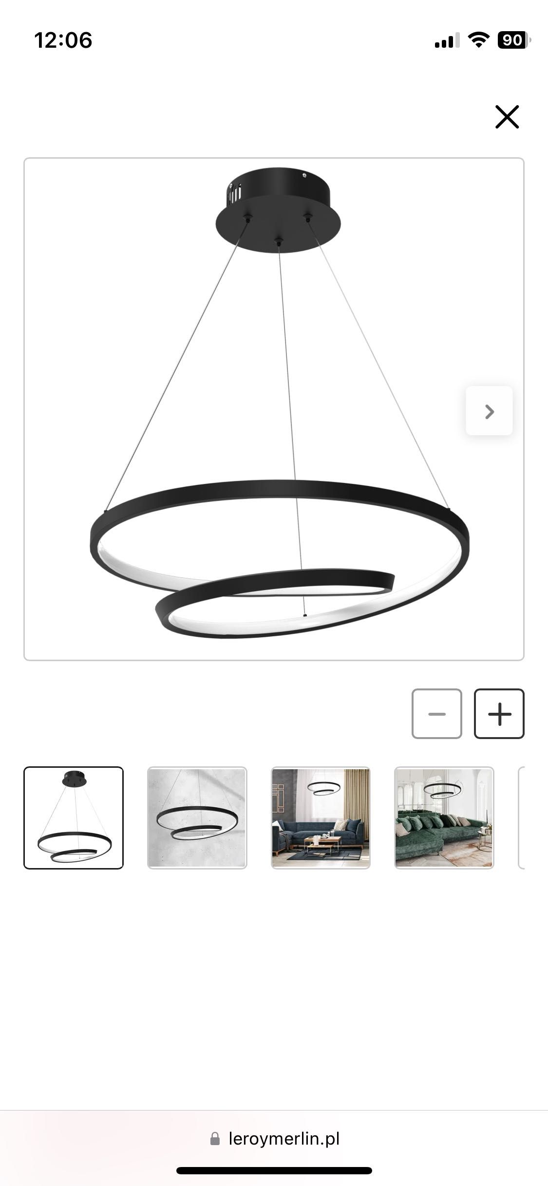 Lampa wisząca Led