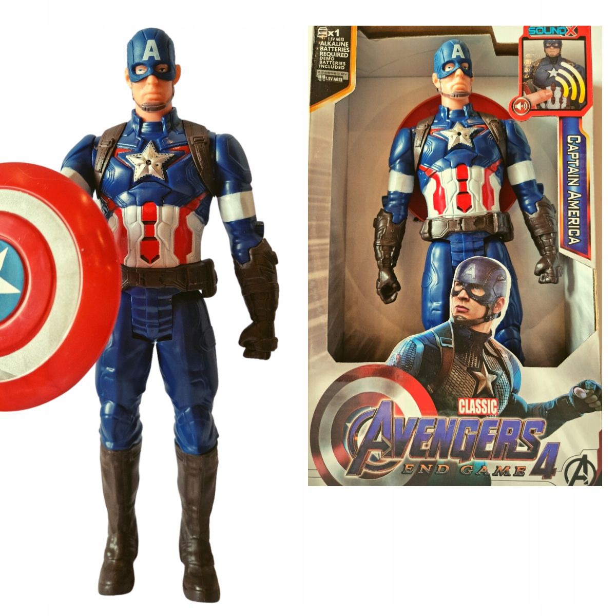 Figurka Kapitan Ameryka Duża Avengers 30Cm Marvel