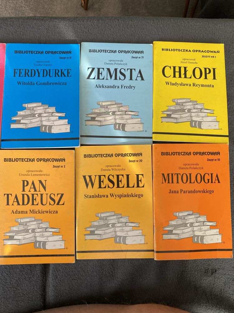 Matura opracowania lektur