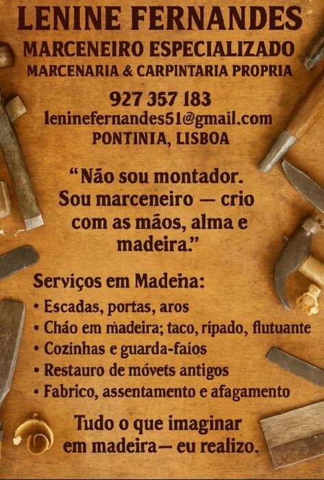 Carpinteiro de limpos reconstrução e construção