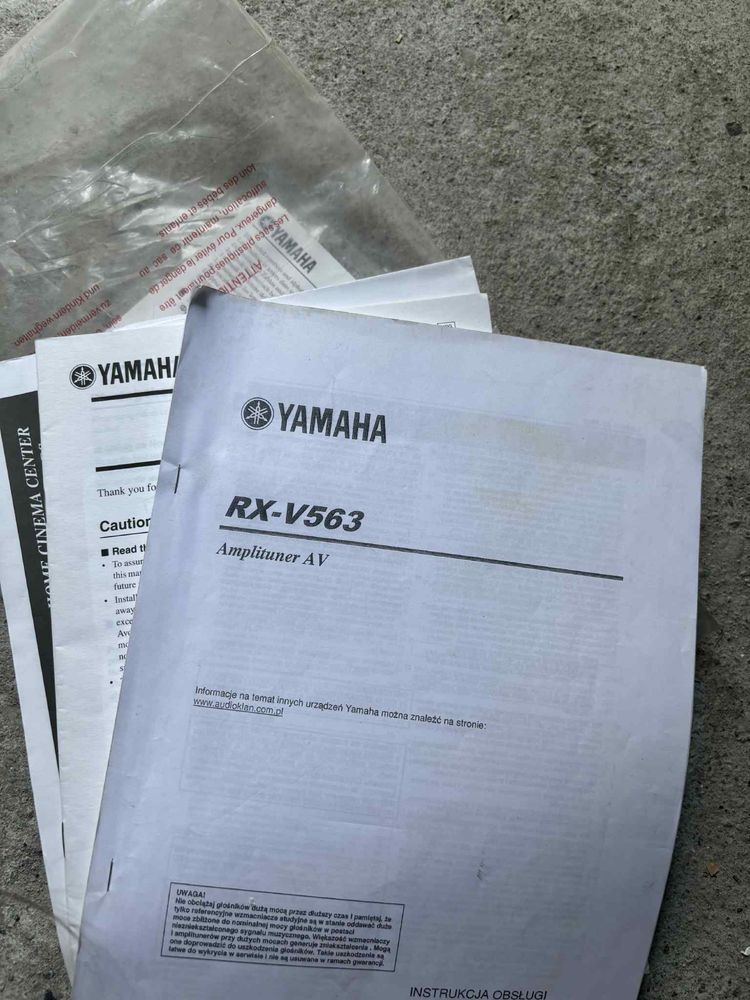 Kino domowe Yamaha – zestaw 5.1 + DVD – stan bardzo dobry