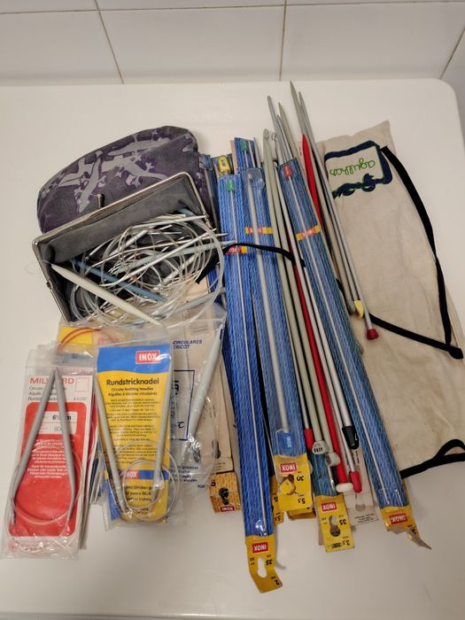 Dezenas de Agulha de crochê