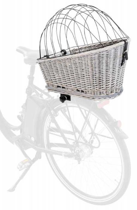 Trixie kosz wiklinowy na rower bagażnik dla psa kota do 8 kg