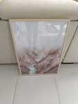 Moldura 50x70 IKEA RODÄLM com impressão de paisagem