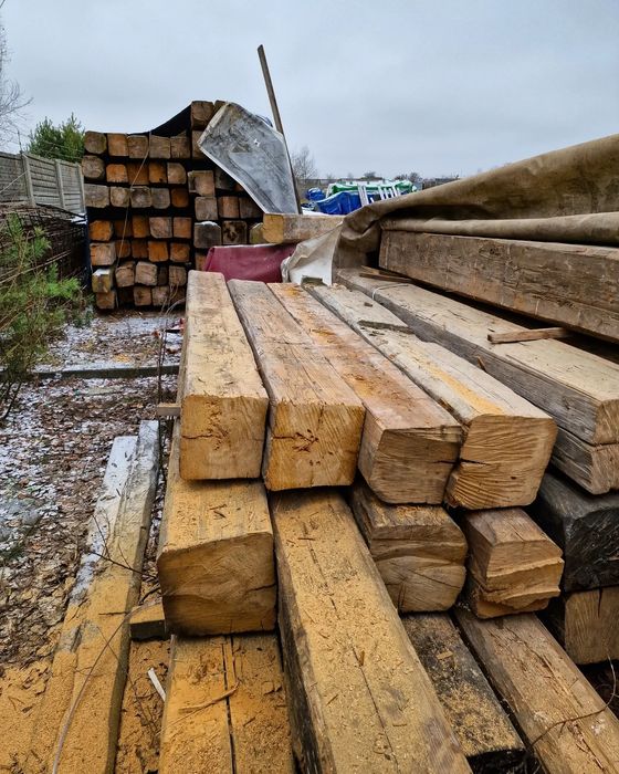 Stare belki bale 80-150 letnie ręcznie ciosane docinamy na wymiar