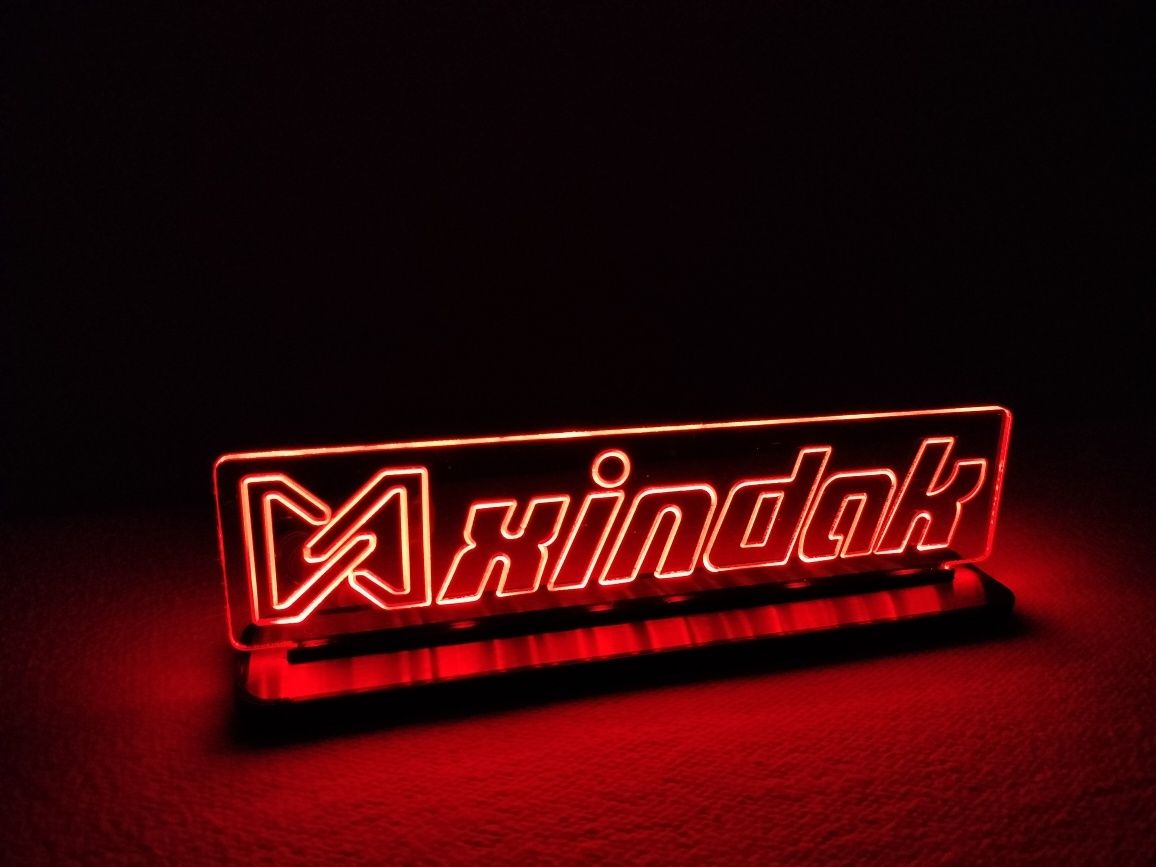 Xindak, logo, lampka led