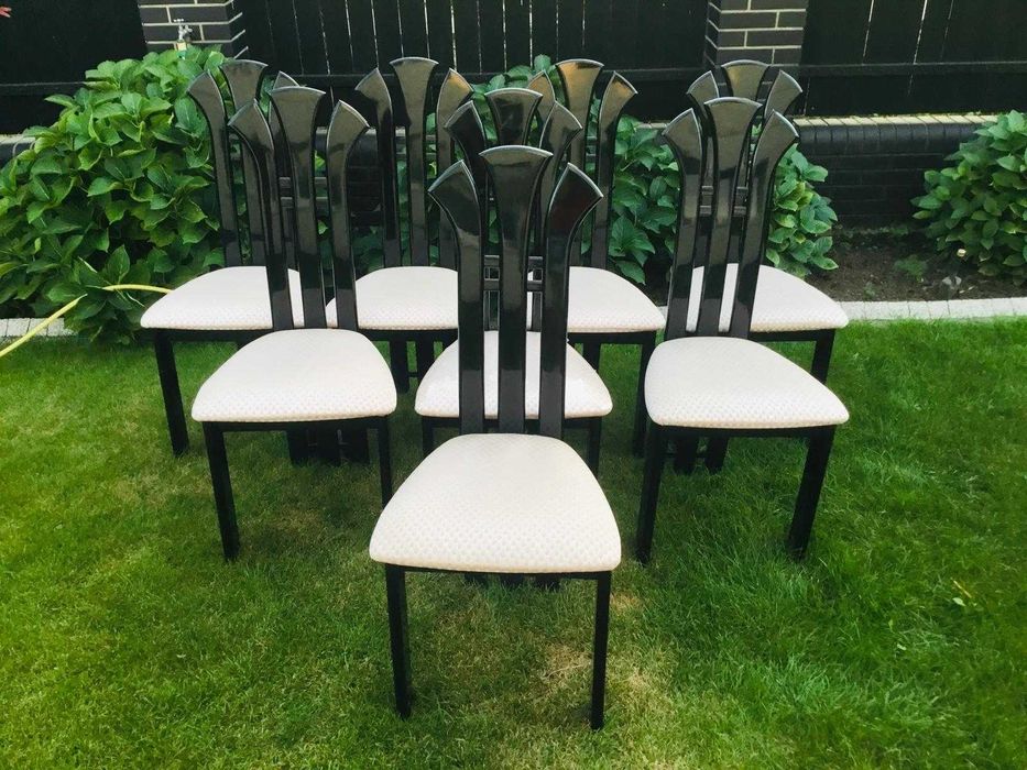 Zestaw stol oraz krzesla wloska produkcja