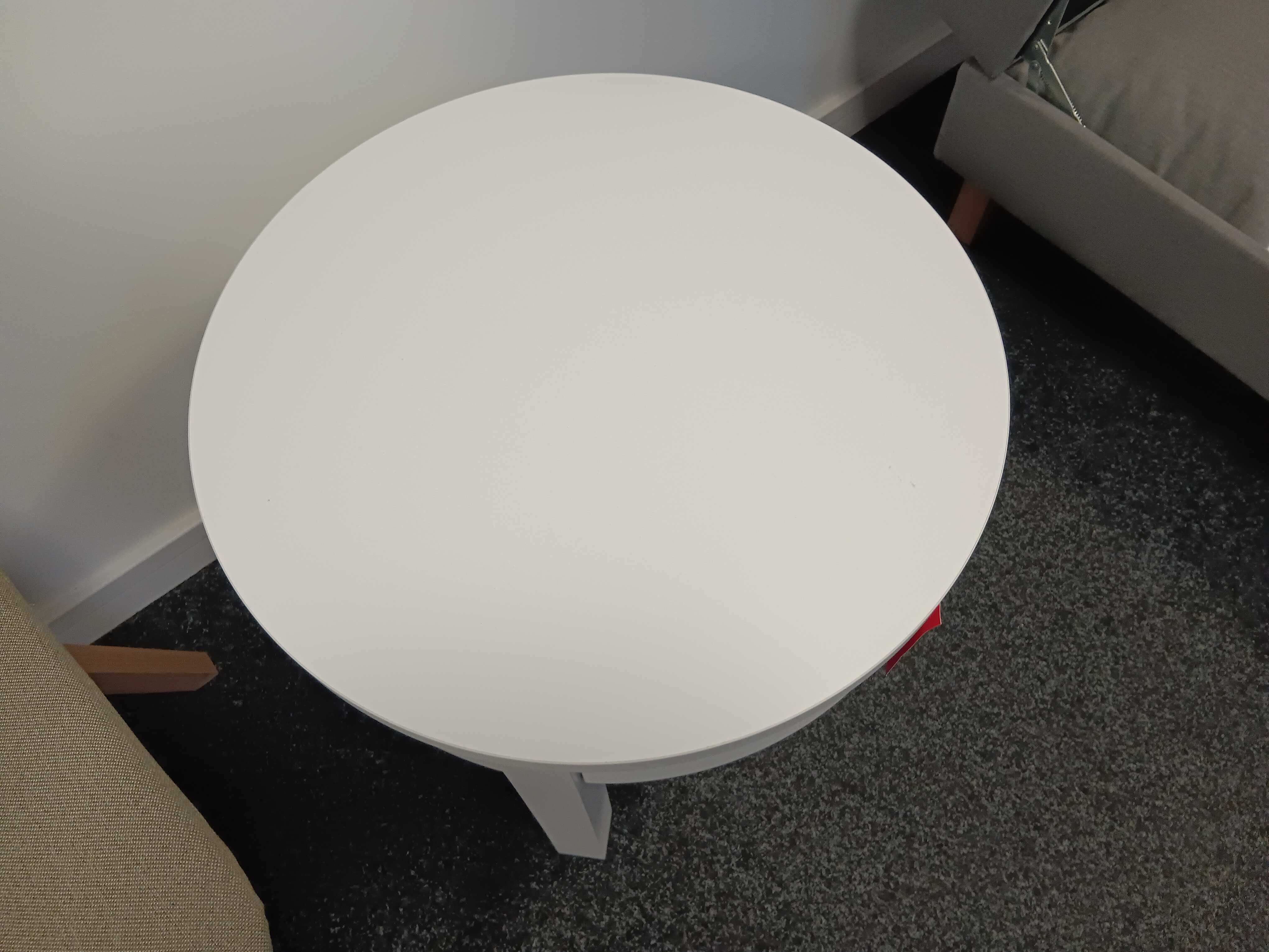 Simple Stolik Kawowy Wysoki Biały
