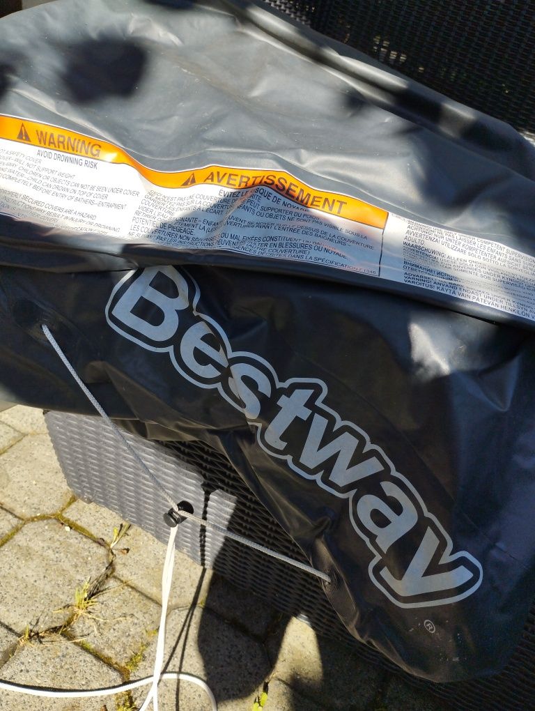 Basen okrągły Bestway plus pompa.drabinka.pokrywa basenowa